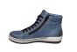 Remonte veterboot in blauw met lichte zool