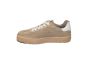 Tamaris Sneaker in taupe suede platte zool