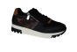 Rieker sneaker in zwart bruin combi
