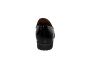 Gabor moccasin in zwart lak met nubuck