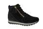 Gabor veterboot in zwart nubuck met rits