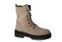 Gabor Bikerboot in taupe suede donkere zool
