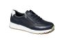 Remonte Sneaker blauw leer fijne zool ritsje