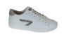 Hub sneaker Hook-Z in wit met cheetah streep