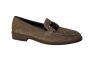 ARA moccasin in taupe suede met ketting