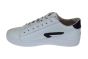Hub sneaker Hook-Z in wit met zwart streep