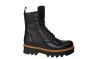 Panama Jack bikerboot in zwart leer grove zool