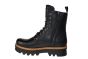 Panama Jack bikerboot in zwart leer grove zool