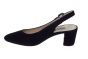 Gabor sling back in blauw suede