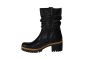 Panama Jack bikerboot in zwart leer grove zool