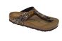 Birkenstock Gizeh in bruin python