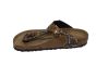 Birkenstock Gizeh in bruin python