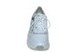 Waldlaufer sneaker in wit leer met ritsje
