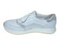 Waldlaufer sneaker in wit leer met ritsje