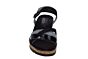 Common Pairs sandaal in zwart kruisbanden