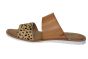 Skechers slipper in cognac met dots