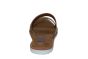 Skechers slipper in cognac met dots