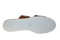 Skechers slipper in cognac met zebra