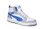 Puma Rebound V6 wit blauw grijs combi