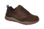 Skechers veterschoen in bruin robuust look