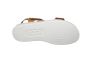 Ecco Sandaal in cognac leer combi