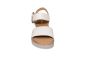Gabor sandaal in beige metalic sleehak gesp