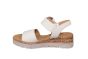 Gabor sandaal in beige metalic sleehak gesp