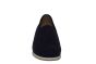 Gabor moccasin in blauw suede op witte zool