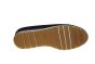 Gabor moccasin in blauw suede op witte zool
