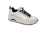 Skechers veterschoen wit met stippen