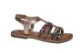 Gioseppo sandalen in brons luipaard combi