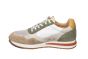 Ambitious veteschoen in beige groen combi Rits