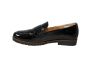 Gabor moccasin in zwart lak