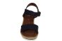Ara sandaal in blauw leer met klitteband
