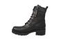 Gabor Bikerboot in zwart leer kleine hak