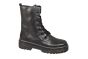 Gabor Bikerboot in zwart leer grove zool