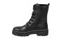 Gabor Bikerboot in zwart leer grove zool