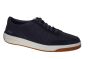Clarks veterschoen in blauw nubuck sportief