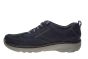 Clarks veterschoen in blauw nubuck grijze zool