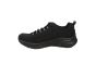 Skechers sneaker in zwart stof archfit
