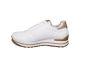 Gabor Sneaker in wit leer met goud accent