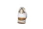 Gabor Sneaker in wit leer met goud accent
