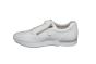 Gabor sneaker in wit leer met lak zijkant