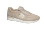 Gabor sneaker in beige suede met zigzag print