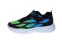 Skechers klitteband schoen zwart blauw combi