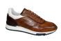 Berkelmans Sneaker in cognac glad leer