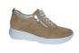 Waldlaufer sneaker in beige suede met ritsje