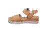 Gabor sandaal in cognac suede sleehak gesp