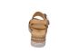 Gabor sandaal in cognac suede sleehak gesp