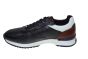 Berkelmans sportieve veterschoen in blauw leer